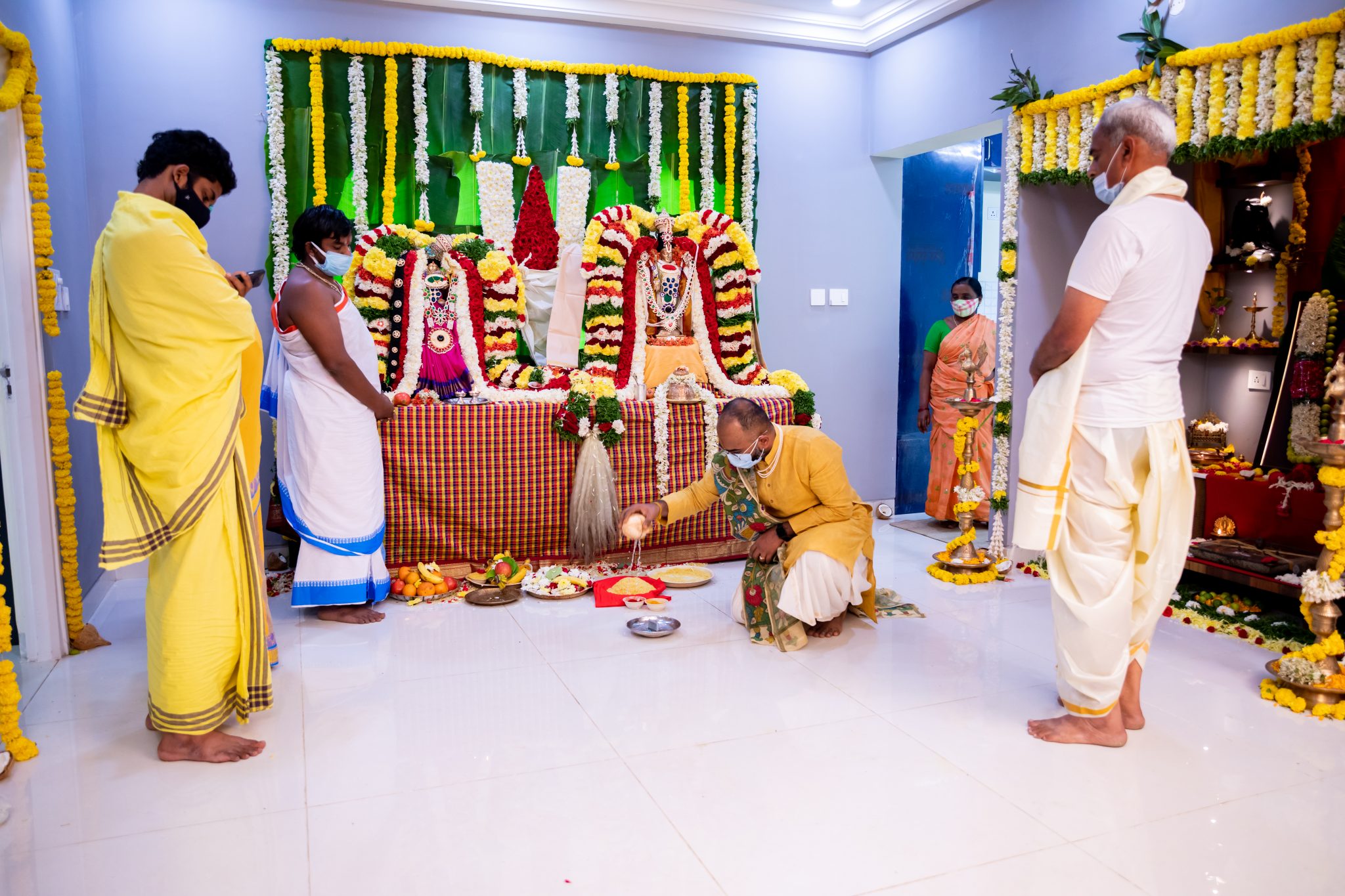 House warming puja photography with digiart
