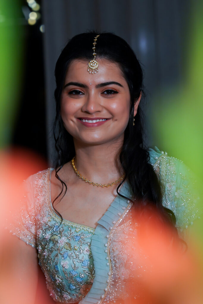 Romantic engagement pic captured by DigiArt Photography Hyderabad couple posing together