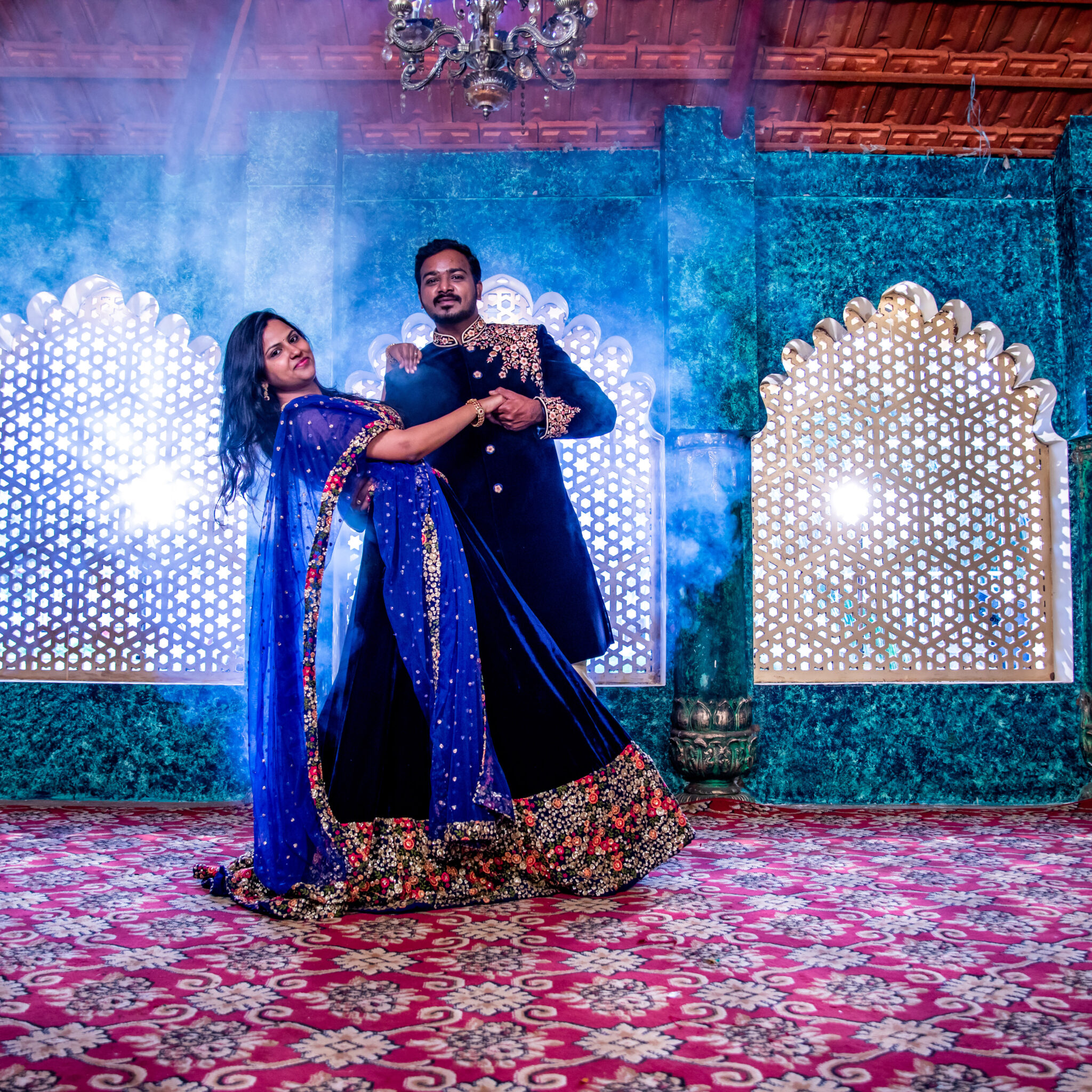 Beautiful couple portrait captured during pre-wedding photography session in Hyderabad