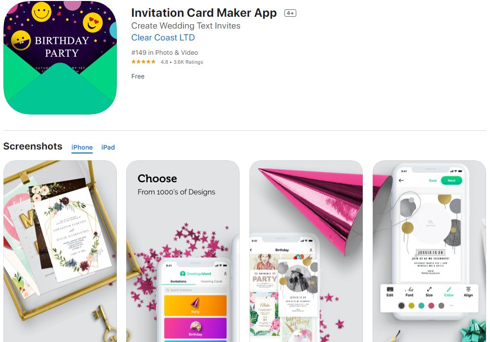 6 Best Mobile Apps To Create Your Wedding E-Invites For FREE